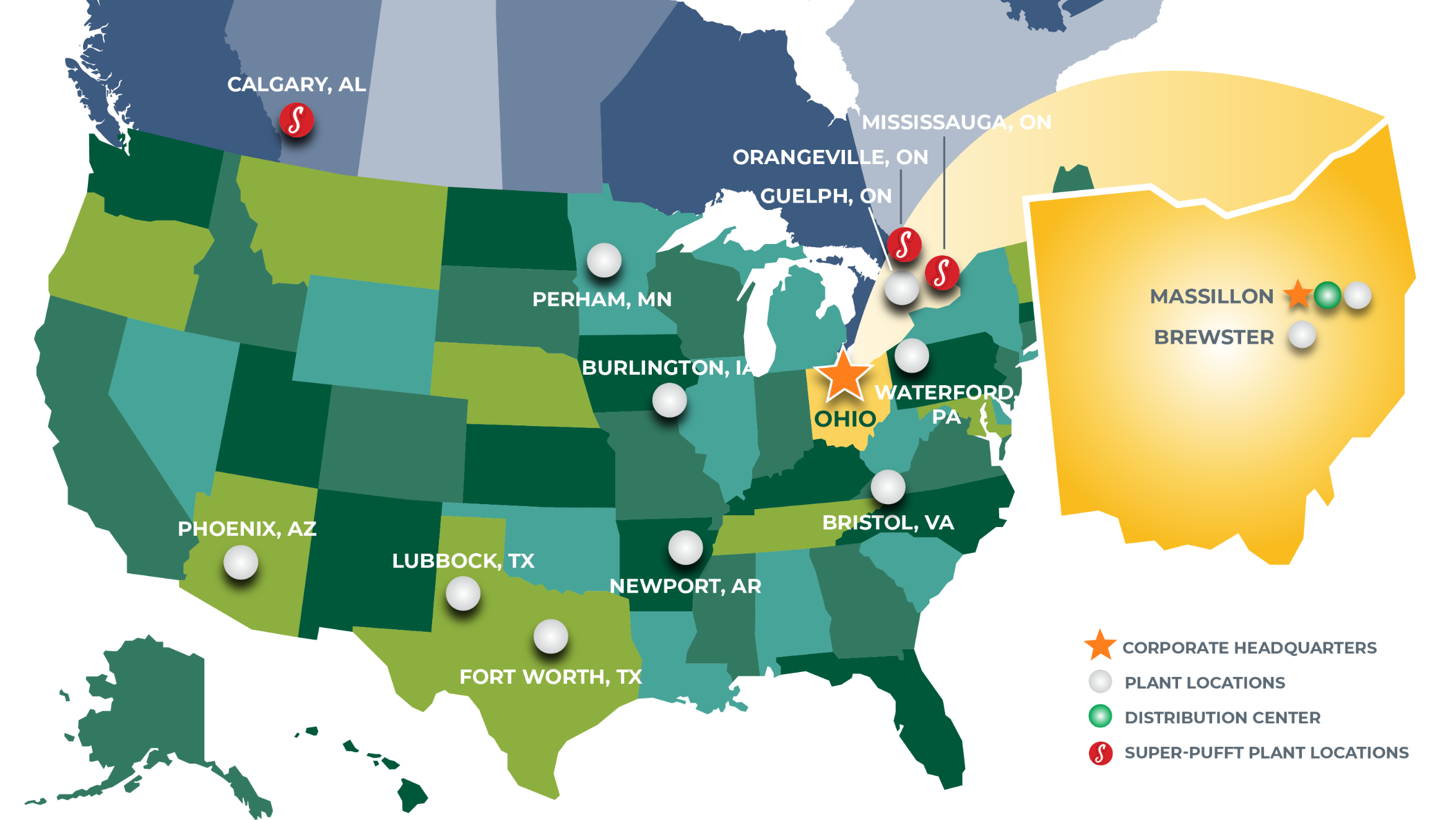 Shearer's North America Map